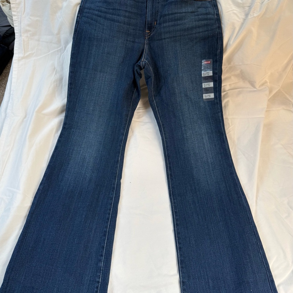 Levi's Hypersoft 726 Flare Jeans NWT W31 L32 - Picture 3 of 4